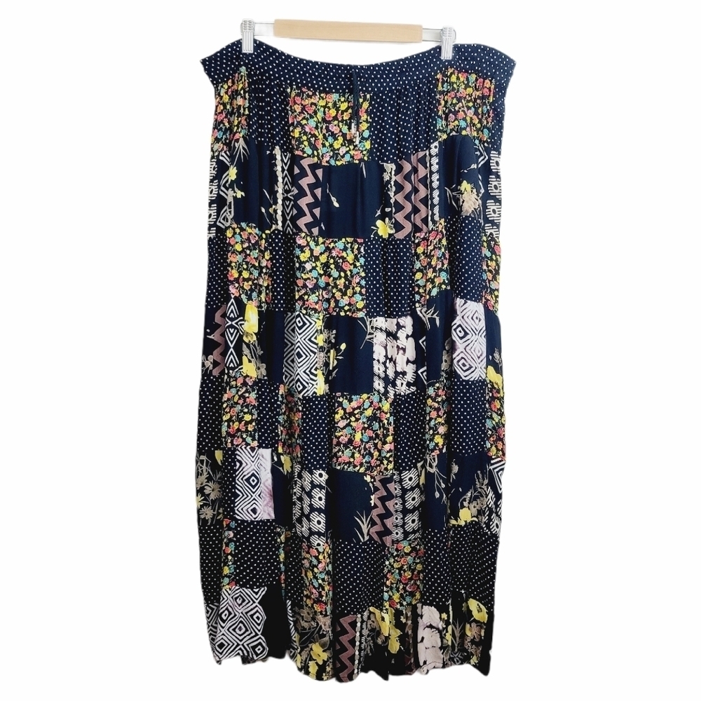 Jackpot NY | Boho Vintage Patchwork Maxi Skirt